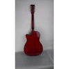 Henrix Acoustic Guitars Henrix 38C Cutaway Acoustic Guitar with Dual Action Truss Rod, Gigbag, Picks, String Set, Strap, Cloth & Ebook - Open Box B Stock