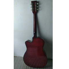 Henrix Acoustic Guitars Henrix 38C Cutaway Acoustic Guitar with Dual Action Truss Rod, Gigbag, Picks, String Set, Strap, Cloth & Ebook - Open Box B Stock