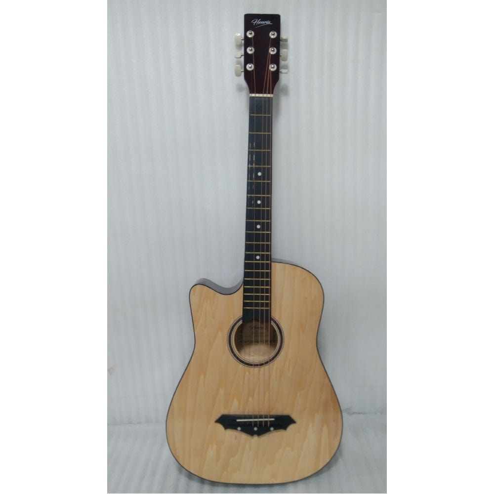 Henrix 38C Cutaway Left-Handed Acoustic Guitar - Open Box B Stock