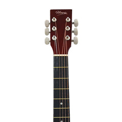 Henrix Acoustic Guitars Henrix 38C Left-Handed Cutaway Acoustic Guitar with Dual Action Truss Rod, Gigbag, Picks, String Set, Strap, Cloth & Ebook - Open Box