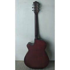 Henrix Acoustic Guitars Henrix 40C 40-Inch Cutaway Acoustic Guitar with Dual Action Truss Rod, Gigbag, Picks, String Set, Strap, Cloth & Ebook - Open Box B Stock