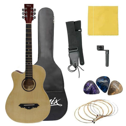 Henrix Acoustic Guitars Henrix PRO 38 Inch 6 String Cutaway Acoustic Guitar - Left Handed - Open Box