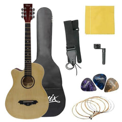 Henrix Acoustic Guitars Henrix PRO 38 Inch 6 String Cutaway Acoustic Guitar - Left Handed - Open Box