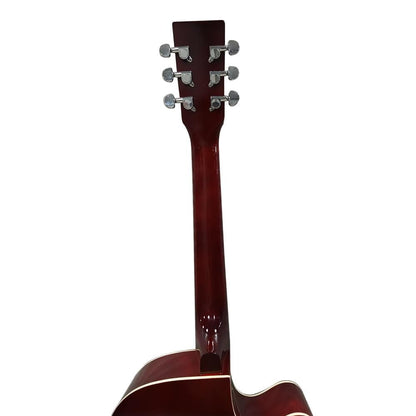 Henrix Acoustic Guitars Henrix PRO 38 Inch 6 String Cutaway Acoustic Guitar - Left Handed - Open Box