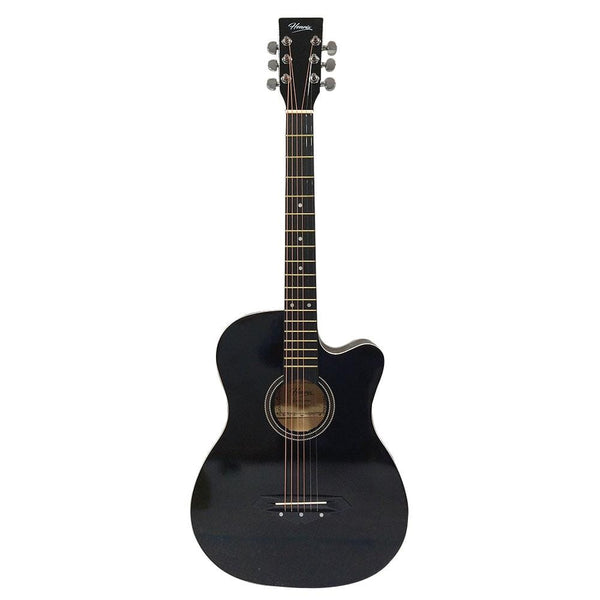 henrix acoustic guitars henrix pro 38 inch 6 string cutaway acoustic guitar - open box
