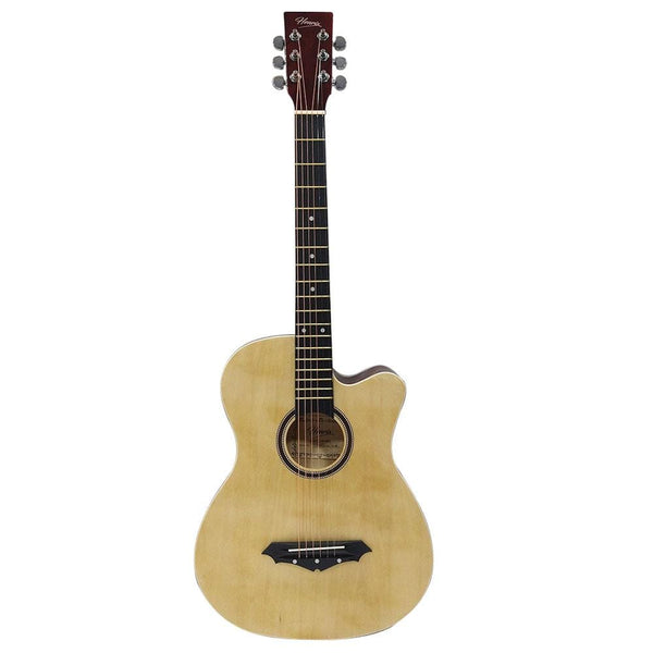 henrix acoustic guitars henrix pro 38 inch 6 string cutaway acoustic guitar - open box