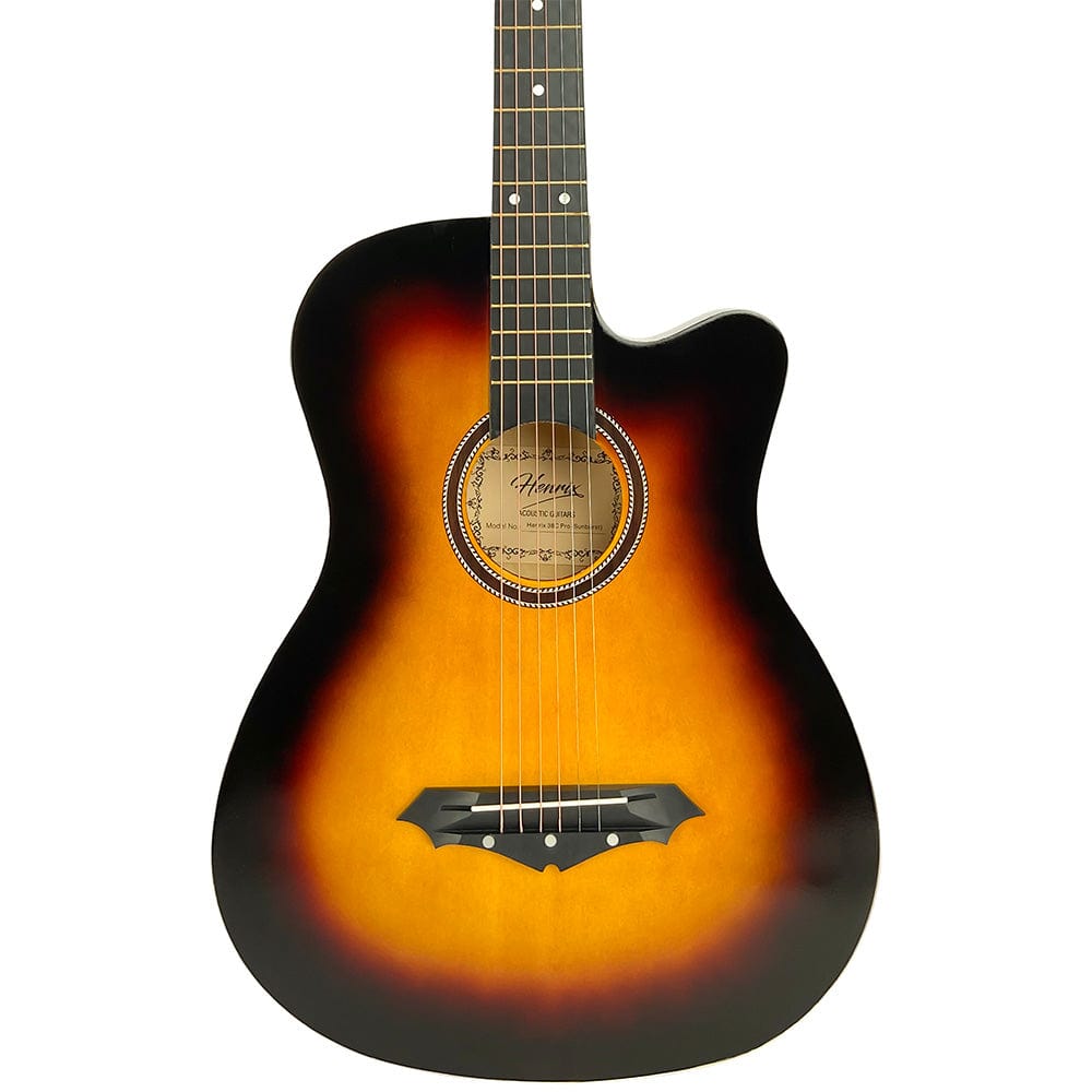 Henrix Acoustic Guitars Henrix PRO 38C 38 Inch 6 String Cutaway Acoustic Guitar