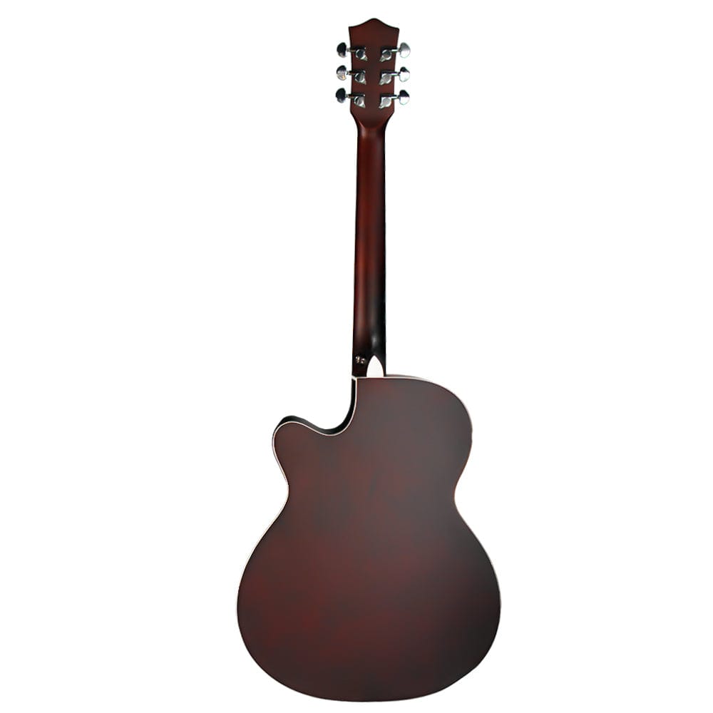 Henrix Acoustic Guitars Henrix PRO 40C 40-Inch Cutaway Acoustic Guitar with Dual Action Truss Rod, Gigbag, Picks, String Set, Strap, Cloth & Ebook