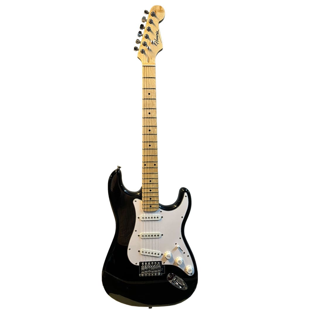 Henrix Electric Guitars Black Henrix ST 6 String Strat Style Electric Guitar