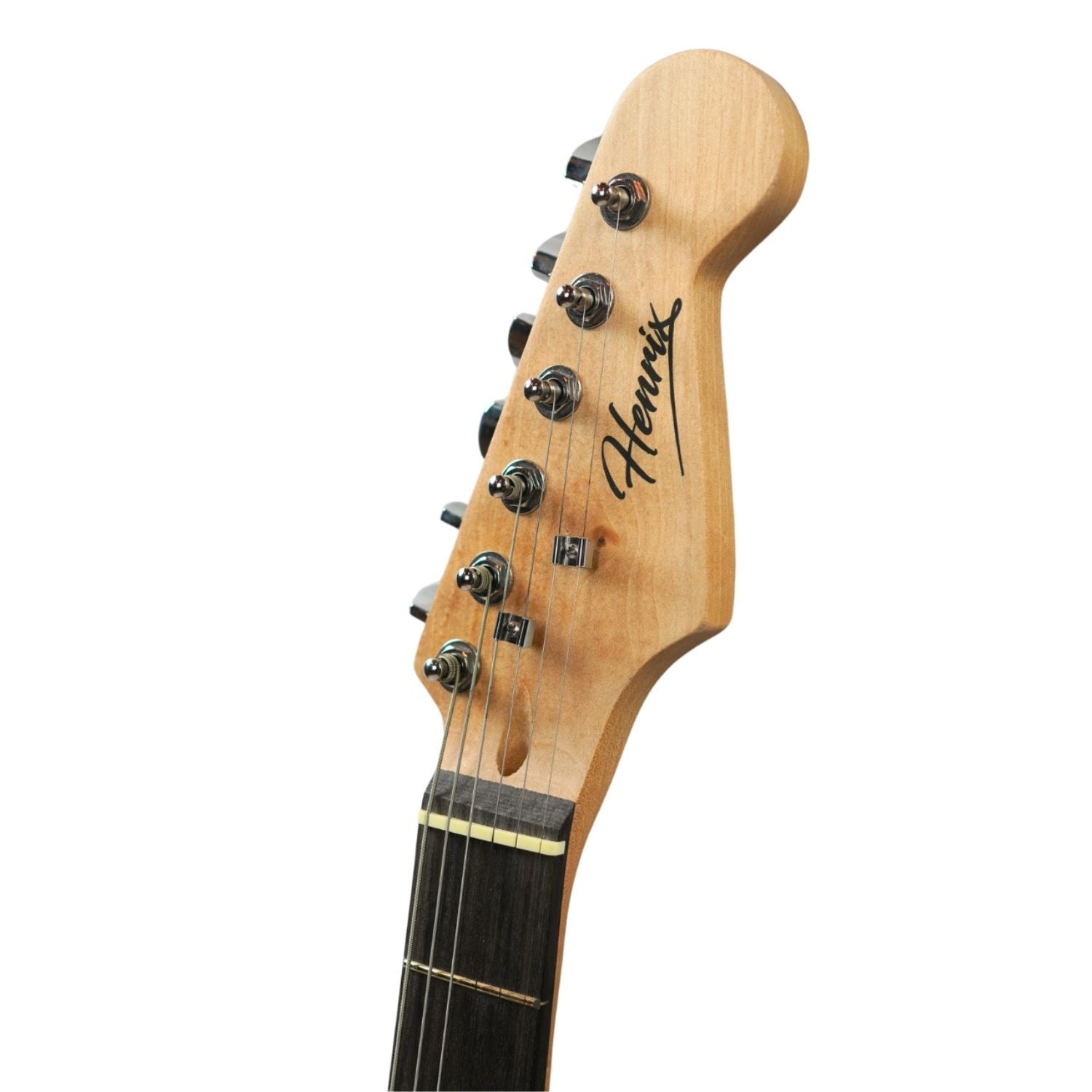 Henrix Electric Guitars Henrix ST 6 String Strat Style Electric Guitar with Amplifier, Gigbag, Tuner, Strap, Picks, Polishing Cloth, Cable & E-Book