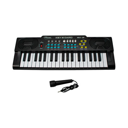 Henrix Portable Keyboards Black Henrix KBJ-37 37 Key Junior Keyboard with Microphone