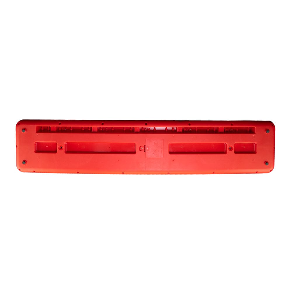 henrix portable keyboards henrix kb-601 portable 61 full size keys keyboard with adapter and microphone - red - open box