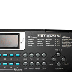 Henrix Portable Keyboards Henrix KB-61 Portable 61 Mini Key Keyboard with Adapter and Microphone - Open Box