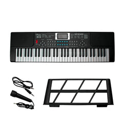 Henrix Portable Keyboards Henrix KB-61 Portable 61 Mini Key Keyboard with Adapter and Microphone - Open Box