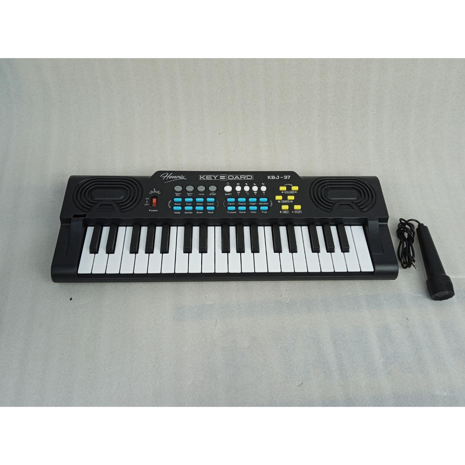 Henrix Portable Keyboards Henrix KBJ-37 37 Key Junior Keyboard with Microphone - Open Box B Stock