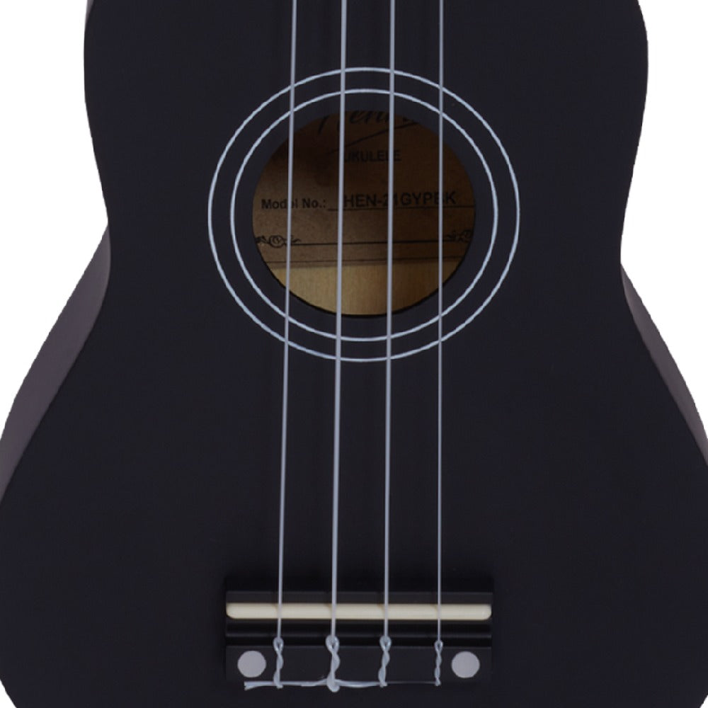 Henrix Soprano Ukuleles Henrix Gypsy Series 21 inch Soprano Ukulele #color_black