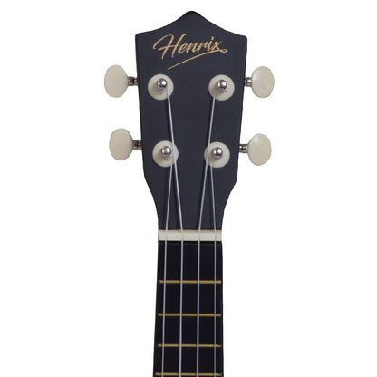 Henrix Soprano Ukuleles Henrix Gypsy Series 21 inch Soprano Ukulele #color_black