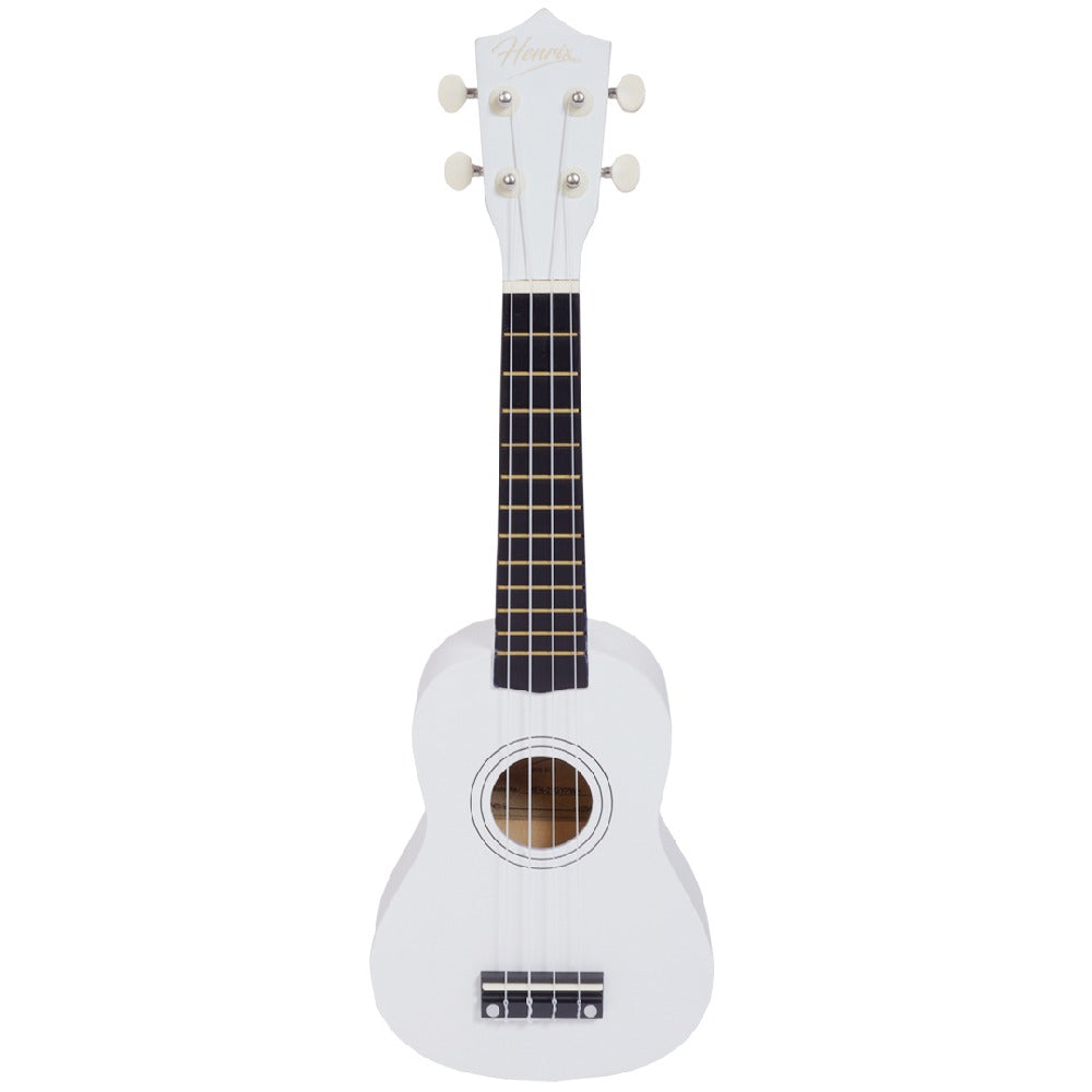 Henrix Soprano Ukuleles White Henrix Gypsy Series 21 inch Soprano Ukulele #color_white