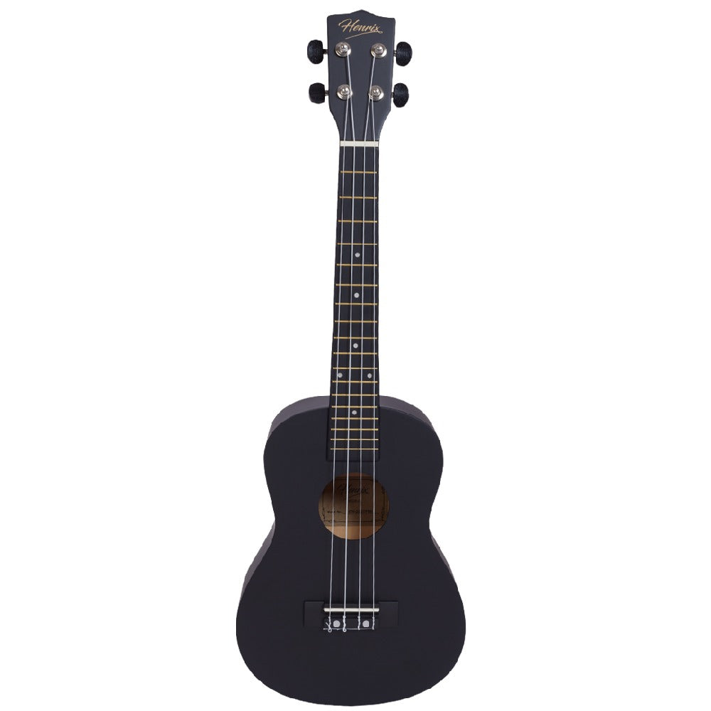 Henrix Tenor Ukuleles Black Henrix Gypsy Series 26 inch Tenor Ukulele #color_black