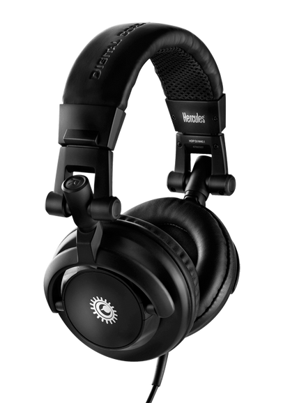 hercules dj dj controller interfaces hercules dj control jogvision with hdp dj m40.1 headphones