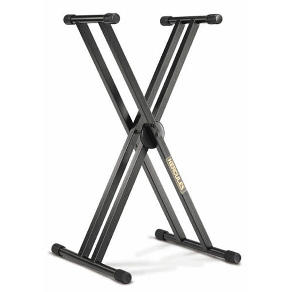 hercules keyboard stands hercules ks120b ez-lok double x keyboard stand