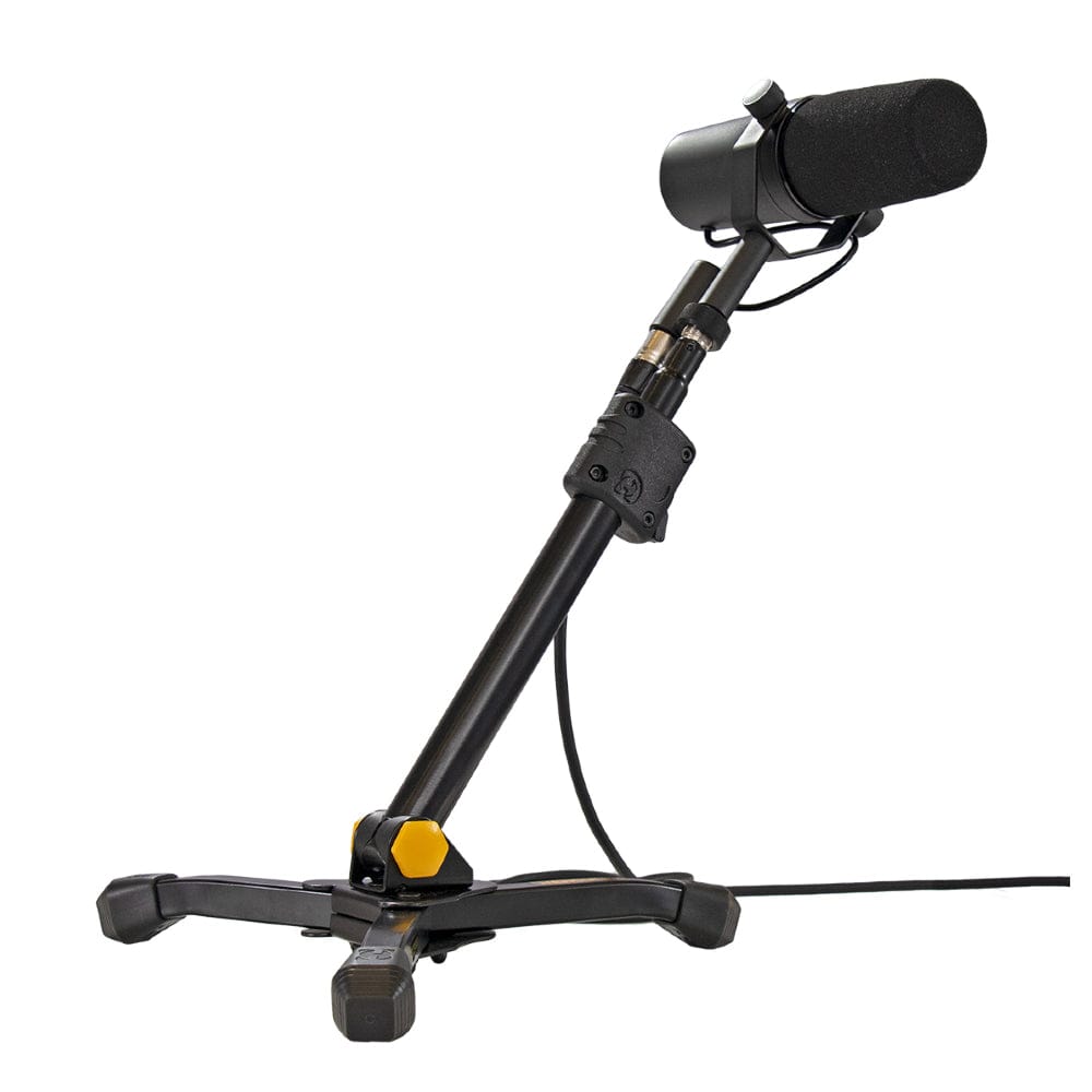 hercules microphone stands hercules ms300b low profile straight microphone stand with ez mic clip