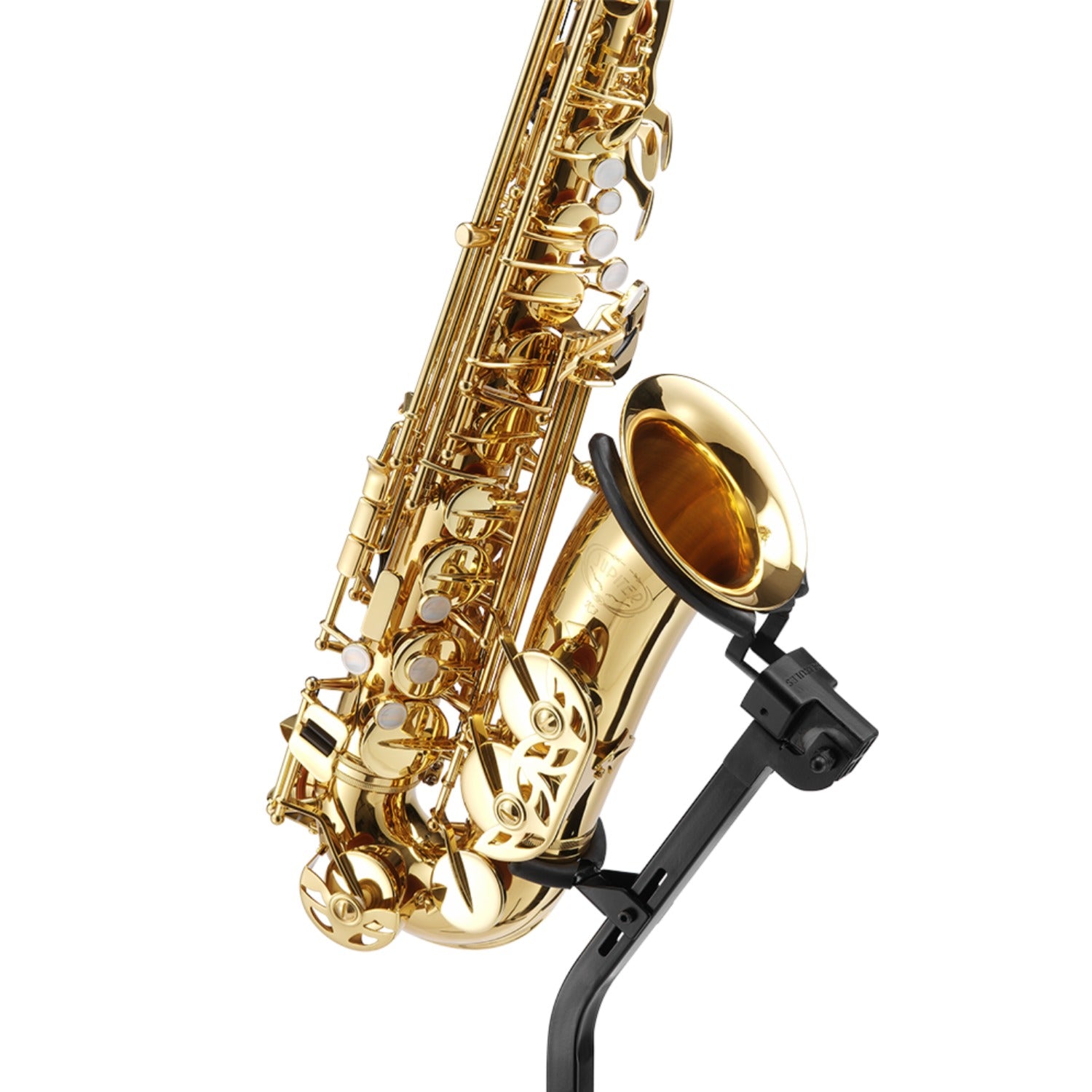 Hercules Saxophone Stands Hercules DS730B Auto Grip System Alto Tenor Saxophone Stand with Bag