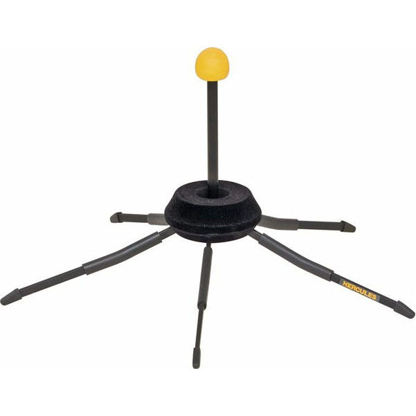 Hercules Trumpet Stands Hercules Stands DS410B Travlite Trumpet Stand With Case - Black