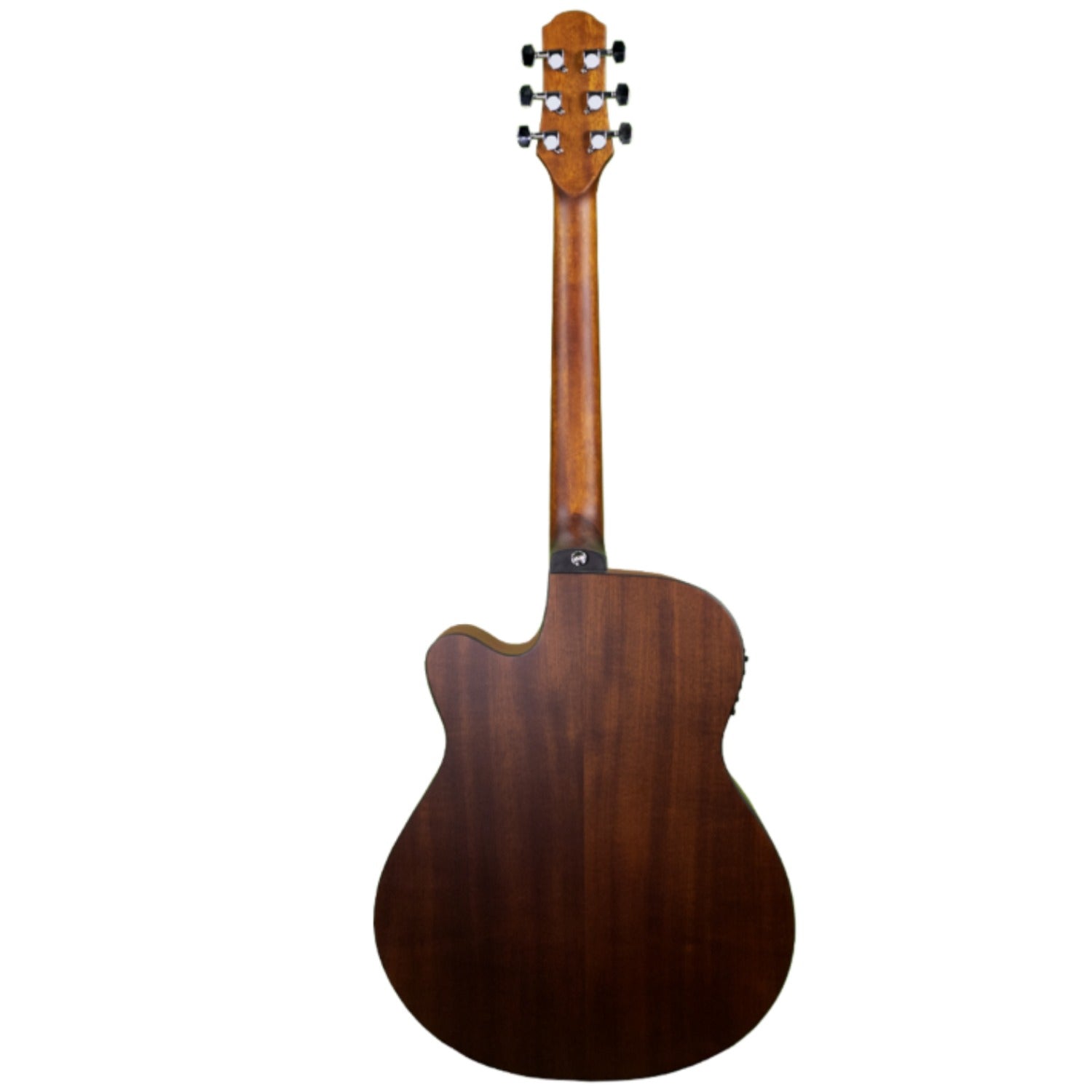 Hertz Electro Acoustic Guitars Natural Mahogany Hertz HZA-7000MGO 6 String Electro Acoustic Guitar 