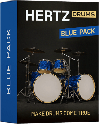 HERTZ Virtual Instruments Hertz Blue Pack: Drum Sound Pack