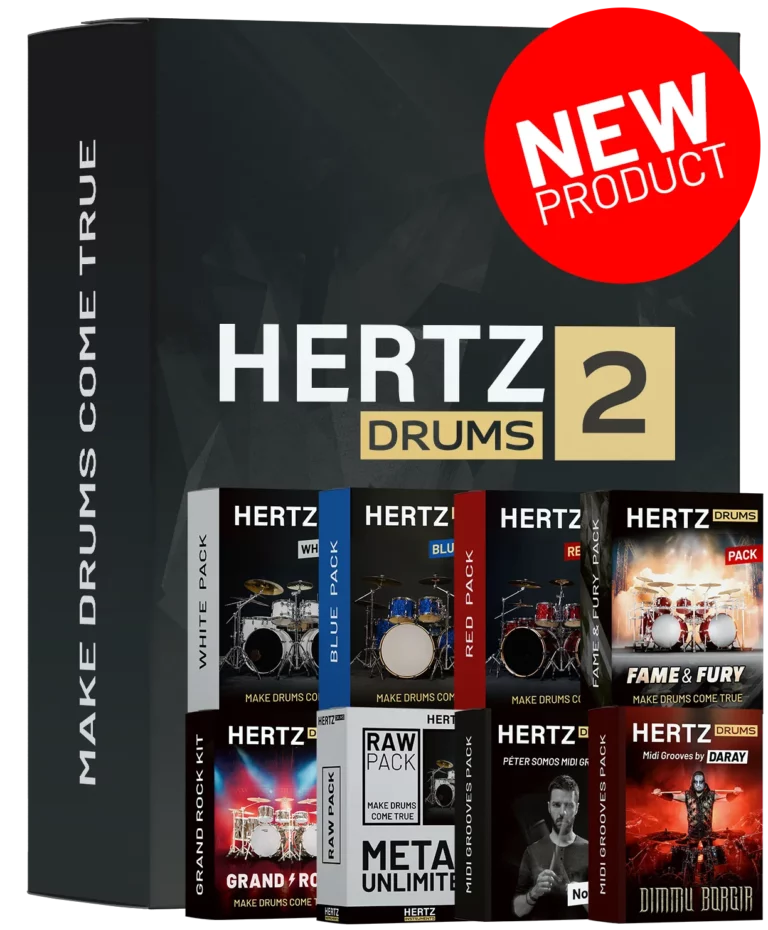 HERTZ Virtual Instruments Hertz Drums Complete 1: Drum Library – Professional Audio Software & Plugin