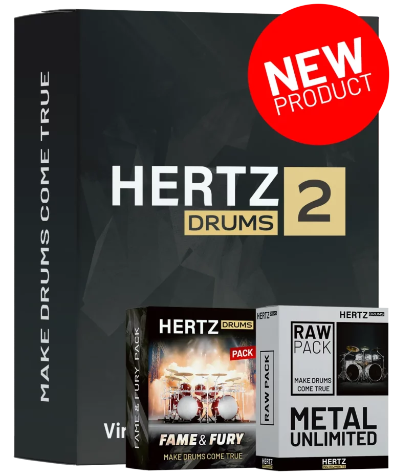 HERTZ Virtual Instruments Hertz Drums Full Metal Bundle: Drum Sound Pack