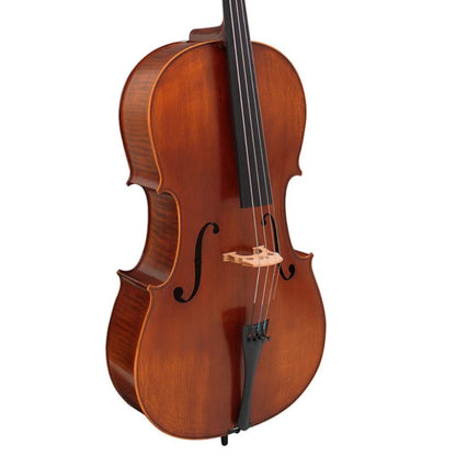 hidersine cello hidersine 3182ag full outfit with graphic flame 4/4 size cello vivente