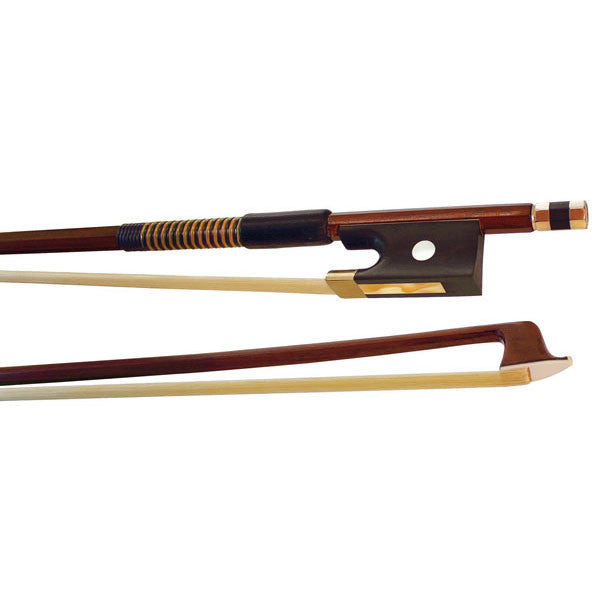 hidersine violin and viola accessories hidersine 5059a 4/4 size brazilwood octagonal student violin bow