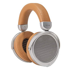 Hifiman Over-Ear Wireless Headphones HIFIMAN Deva Over-Ear Full-Size Open-Back Planar Magnetic Hi-Fi Headphone, for Audiophiles/Studio, Comfortable Headband, Great Sounding, Stereo/Balanced-Brown/Beige