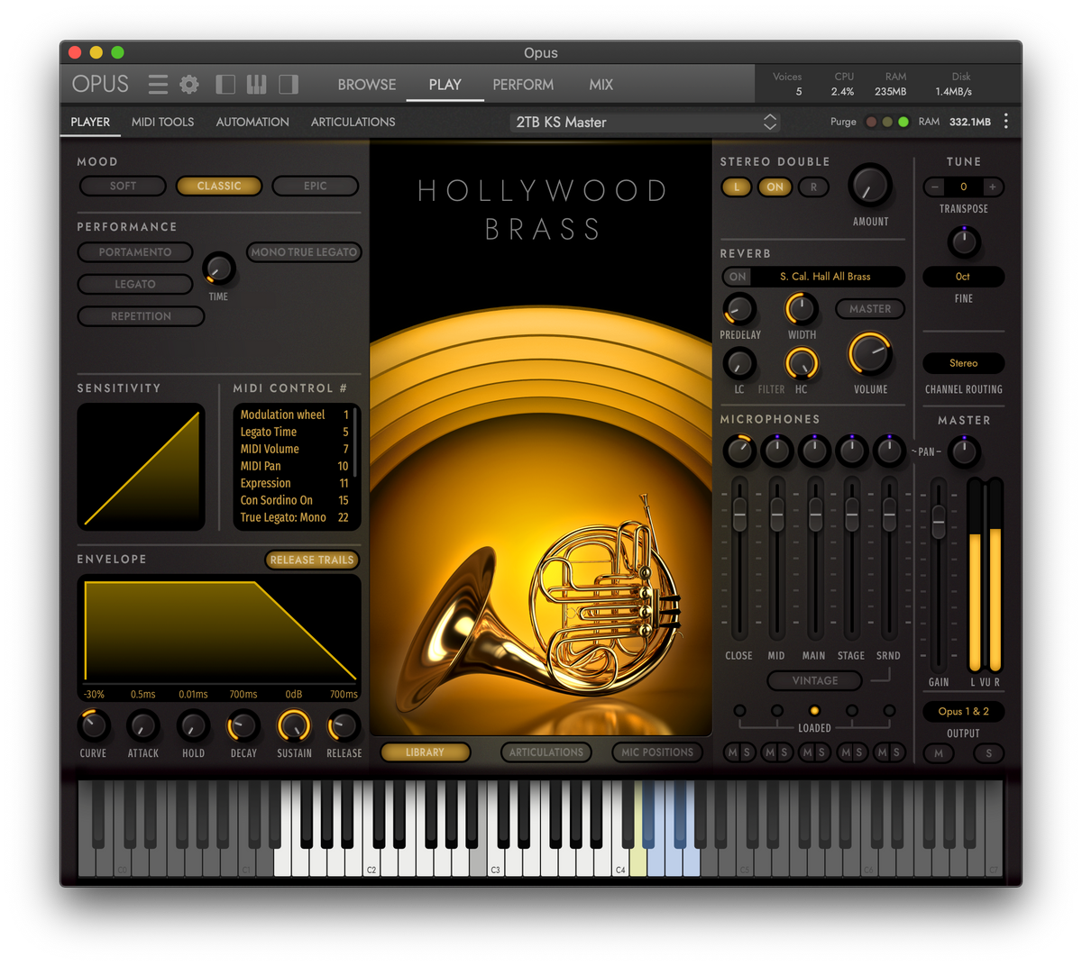 EastWest HOLLYWOOD ORCHESTRA OPUS EDITION