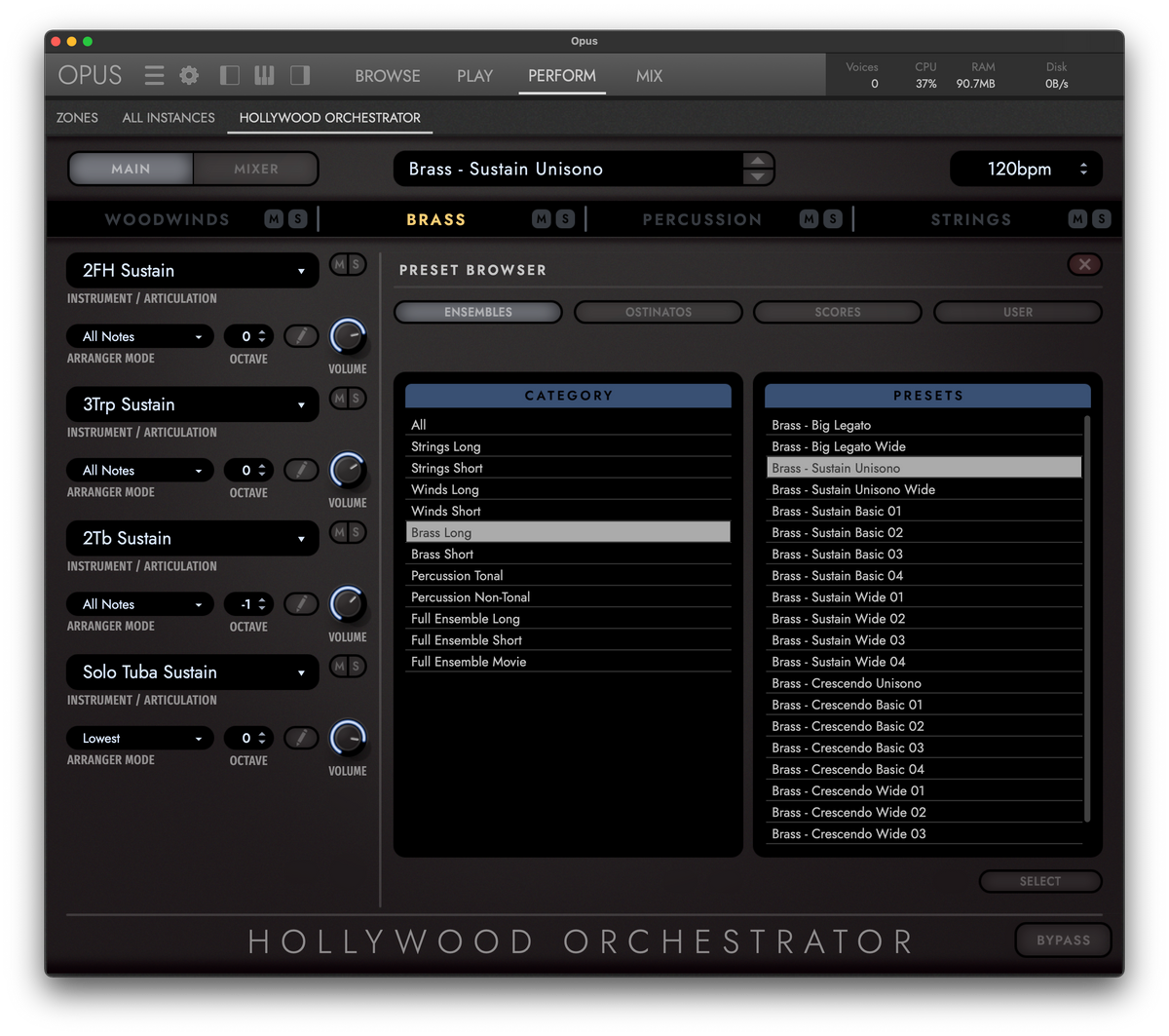 EastWest HOLLYWOOD ORCHESTRA OPUS EDITION
