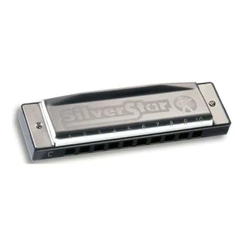 Hohner Harmonicas Hohner M50401X Silver Star C-Harmonica - Silver