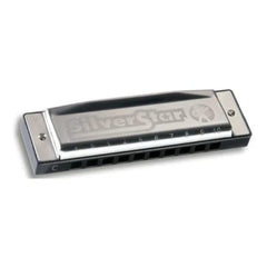 Hohner Harmonicas Hohner M50401X Silver Star C-Harmonica - Silver