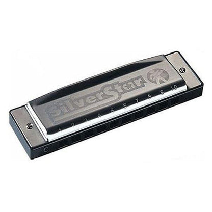Hohner Harmonicas Key of A - M50410S Hohner Silver Star Harmonica