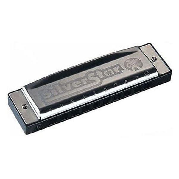 Hohner Harmonicas Key of A - M50410S Hohner Silver Star Harmonica