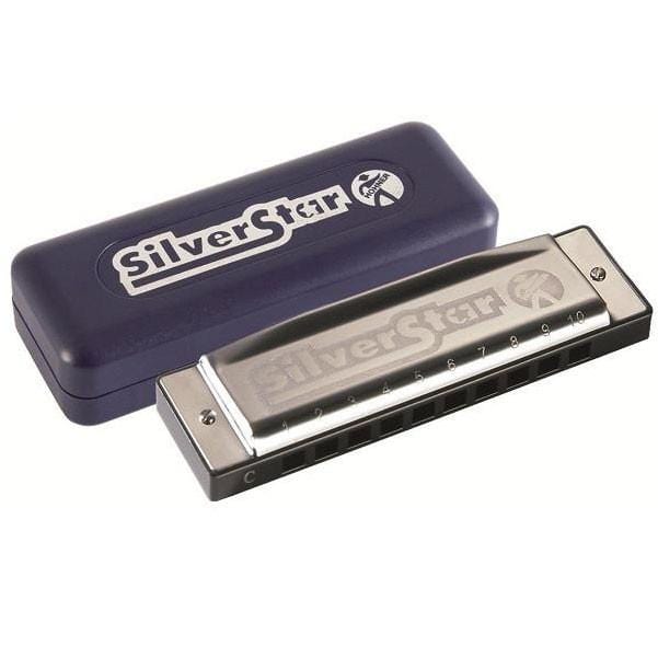 Hohner Harmonicas Key of Bb - M50411XS Hohner Silver Star Harmonica