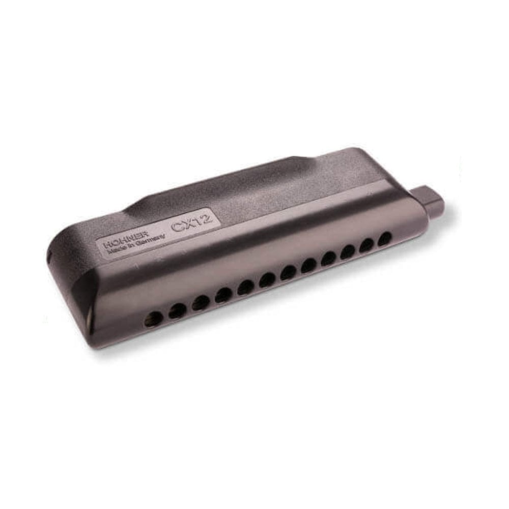 hohner harmonicas key of c hohner cx12 12 hole harmonica black   #key_key-of-c