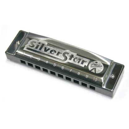 Hohner Harmonicas Key of C - M50401S Hohner Silver Star Harmonica