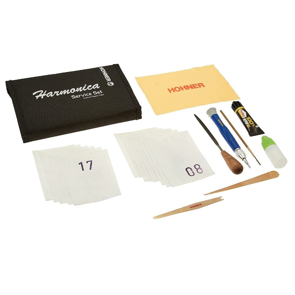 hohner woodwind instrument accessories & parts hohner mz99340 kpl multilingual harmonica service set