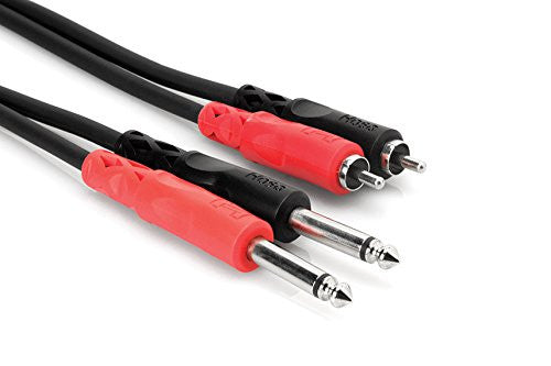 Hosa Cables and Connectors Hosa CPR 203  Dual 1/4 Inch To RCA Cable