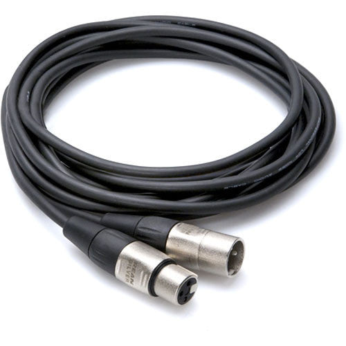 hosa cables and connectors hosa hxx-015 balanced 3-pin xlr female to 3-pin xlr male audio cable