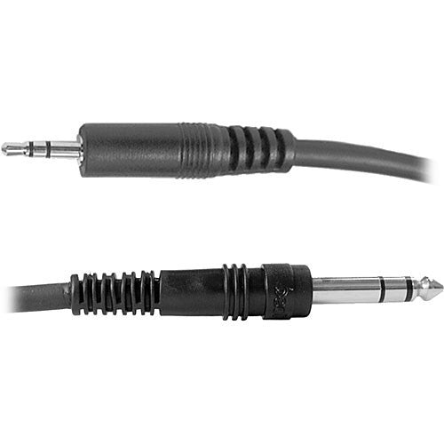 Hosa Cables and Connectors Hosa Stereo Mini Male to Stereo 1/4inch Male Cable 1.5 Metres