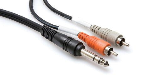hosa cables and connectors hosa trs-202 2 meter insert cable