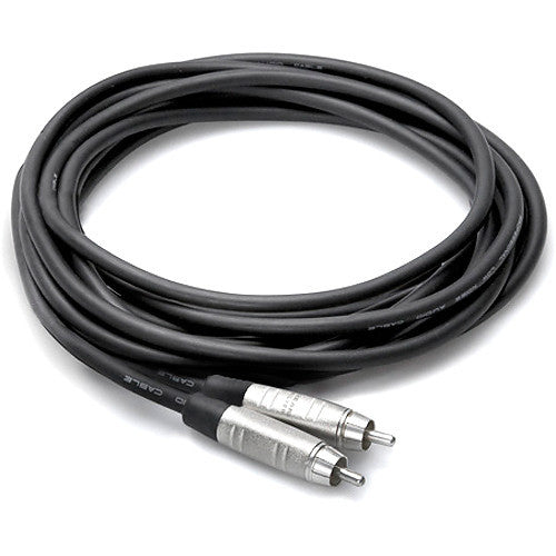 hosa cables and connectors hosa unbalanced rean rca to rca cable 1.5 metres